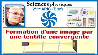 Formation de limage par une lentille convergente 2APICBiof Sciences physiques [upl. by Madelaine]