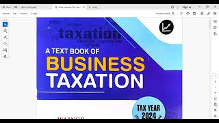 Part 1Business TaxIncome from Salary and Allowances [upl. by Ayikan]