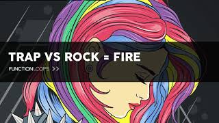 Trap Rock Samples  Trap Vs Rock  Fire  WAV Shots Loops amp MIDI Files [upl. by Lupien311]