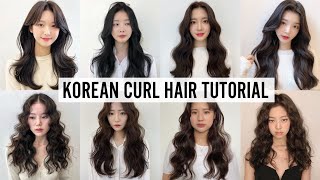 KOREAN CURL HAIR TUTORIAL  Basic Curling Iron Technique to unlock the Secret of Kpop amp Kdrama stars [upl. by Zalucki]