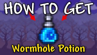 How to Get Wormhole Potion in Terraria  Wormhole Potion Terraria [upl. by Vidda]