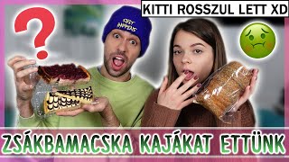 ZSĂKBAMACSKA KAJĂKAT ETTĂśNK KITTIVEL đź± Kitti rosszul lett xD [upl. by Nikolaos]