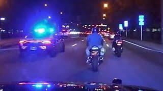 FHP Wild Pursuit of Reckless Biker in MiamiDade [upl. by Airpal816]