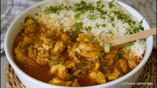 Pollo Al Curry Con Arroz Basmati Receta Fácil y Con Pocos Ingredientes Súper Sabrosa y Económica [upl. by Enoed414]