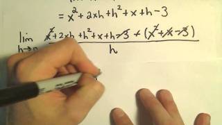 Derivative Using the Definition Example 2 [upl. by Atteynek578]