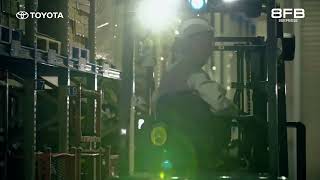 TOYOTA 4 Wheel Electric Counterbalance 8FB Series Promotion Video Reupload [upl. by Faythe275]