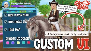 SPOILERS CUSTOM UI GAME MAKEOVER NEW GRAPHICS amp MORE STAR STABLE UPDATES ✨ [upl. by Ynnad]