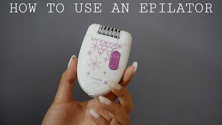 HAIR REMOVAL AT HOME  using phillips epilator [upl. by Snowber]