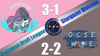 Pokémon Draft League  Worcester Woopers VS Sunnyside Suicunes  S7 W5 Stargazer Div [upl. by Collete]