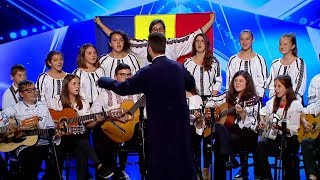 Moment emoționant sustinut de Corul Parohiei Iresti la Romanii au talent [upl. by Leidgam421]