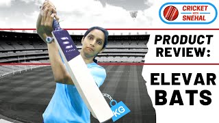 Bottom heavy bat Why Balance is important ELEVAR English Bat Review  Cricket With Snehal [upl. by Sirdi]