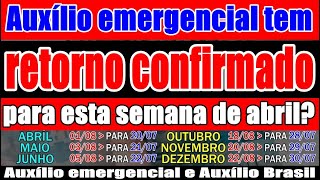 AUXÍLIO EMERGENCIAL TEM RETORNO CONFIRMADO PARA ABRIL BOLSONARO FAZ JOGO DURO PRA LIBERAR EM 2022 [upl. by Gallenz952]