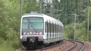 MI79 livrée Stif et MI84  A la gare de Villepinte sur la ligne B du RER [upl. by Odille604]