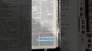 Revelation 5810 NKJV scripture revelation isheworthy bible worthyisthelamb [upl. by Yrehcaz171]