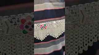 Silver Anklet Payal payal jewellerydesign ytshorts [upl. by Aleakcim]