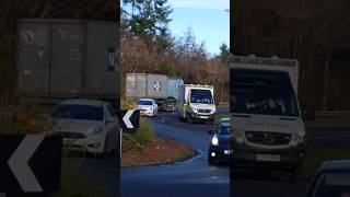 Truck Spotting at Skeoch Roundabout Stirling Scotland UK [upl. by Eonak]