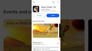 Real cricket 24 T20 World Cup Update 🔥 cricket Rc24 Update worldcup [upl. by Alleahcim]