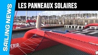 Les panneaux solaires avec Francis Joyon à bord dIDEC [upl. by Ynahteb]