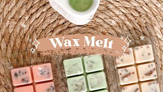 Como fazer Pastilhas Aromáticas as famosas Wax melt com cera vegetal e decoração de ervas [upl. by Eicarg]