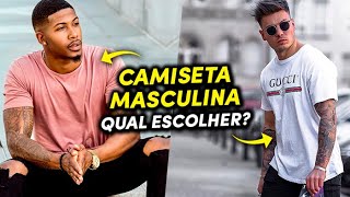 5 tipos de CAMISETAS MASCULINAS Qual escolher pro seu dia a dia [upl. by Ogden]