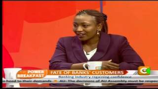 Power Breakfast Interview The Fate Of Banks Customers [upl. by Htnnek148]