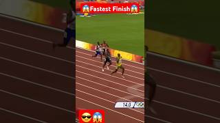 😱😱Fastest Finish 😱😱 trackandfieldworldwide trackandfield trending trackandfieldevents [upl. by Dadirac]