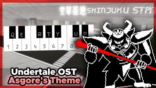 Undertale OST  quotASGOREquot  Simple Piano Cover Jujutsu Shenanigans [upl. by Fiona]