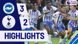 Brighton vs Tottenham 32 Highligts Minteh Georginio Welbeck goals  EPL Premier League 202425 [upl. by Rambort]