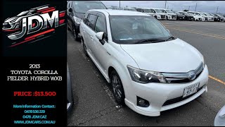 JDMCARSCOMAU  2013 Toyota Corolla Fielder Hybrid WXB  13500 [upl. by Hannis]