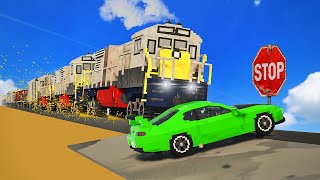 Vehicles vs Train 3 Which vehicle can stop the train  Teardown [upl. by Goran795]