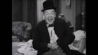 WAY OUT WEST 1937 Laurel and Hardy  Hilariously SPED UP gold mine deed fight Stan gets tickled [upl. by Cattima]