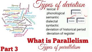 what is deviation in foregrounding  what is parallelism and its kinds  deviation anf its types [upl. by Slyke]