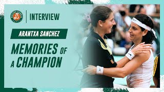 Memories of a champion w Arantxa SanchezVicario  RolandGarros [upl. by Areikahs]