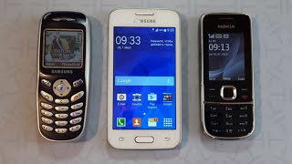 Samsung X100 VS Nokia 2700 Incoming Call [upl. by Glorianna]