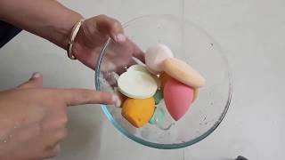 How to clean beauty blenderssponges  Deep cleaning How to Disinfect makeup spongesStyleAndStrike [upl. by Cynera]