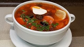 Как вкусно приготовить СолянкуСОЛЯНКА сборная мясная Классический рецепт Суп Солянка [upl. by Syl803]