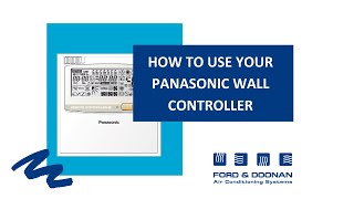 How To Use your Panasonic Controller [upl. by Ellehcal]