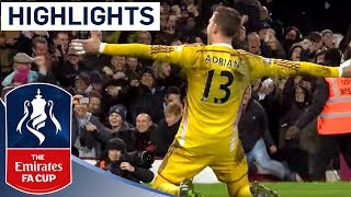 Full Shootout  West Ham 22 98 Pen Everton 201415 FA Cup R3  Goals amp Highlights [upl. by Atinna]