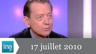 20h France 2 du 17 juillet 2010  Bernard Giraudeau est mort  Archive INA [upl. by Eillime]