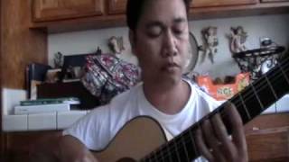 ROSAS PANDAN Minggoy Lopez  RAFFY LATA  Solo Classical Guitar [upl. by Nydroj841]