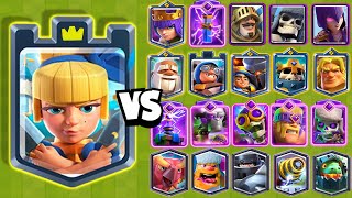 NUEVA DUQUESA de DAGAS vs TODAS LAS CARTAS  NUEVA CARTA  Clash Royale [upl. by Eleanora]