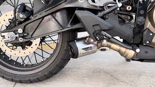 2024 Svartpilen 401  Custom exhaust No dB Killer [upl. by Britteny901]