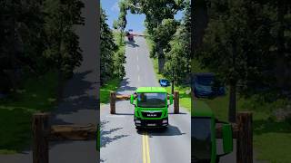 Mixers trucks vs log trap part602 beamngdrive shortvideo shorts india truck dumper [upl. by Newel]