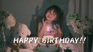 せらの3歳の誕生日会🎂vlog birthday shorts [upl. by Eitsyrhc685]