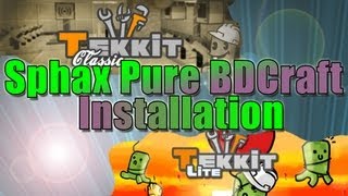 Minecraft Tekkit Sphax Texture Pack Installation Latest [upl. by Dnalro]