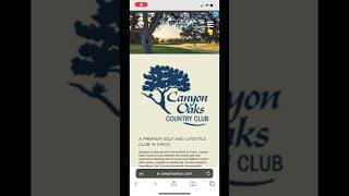 How to add Canyon Oaks Country Club events to the calendar on your phone [upl. by Amilas678]