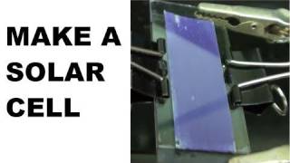 Make a Solar Cell  TiO2Raspberry based [upl. by Lamej]