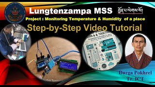 Project8 Monitoring Temperature amp Humidity of a place [upl. by Auqinet]