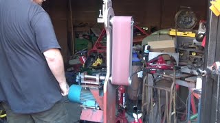 6quot x 48quot belt grinder build 2 [upl. by Tomasz27]