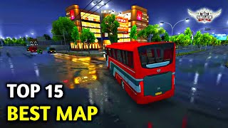 🚚TOP 15 Best Routes amp Map In Bus Simulator Indonesia New Update 404 By Maleo🏕  Bus Gameplay [upl. by Anaitsirhc]